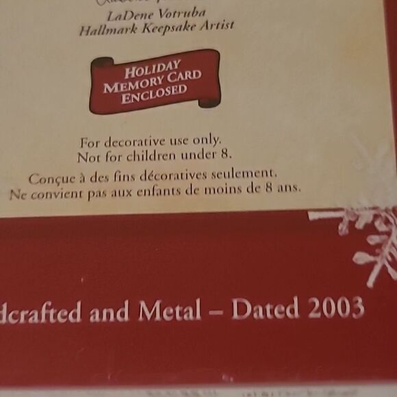 2003 Hallmark Keepsake Ornament - Picture 5 of 8